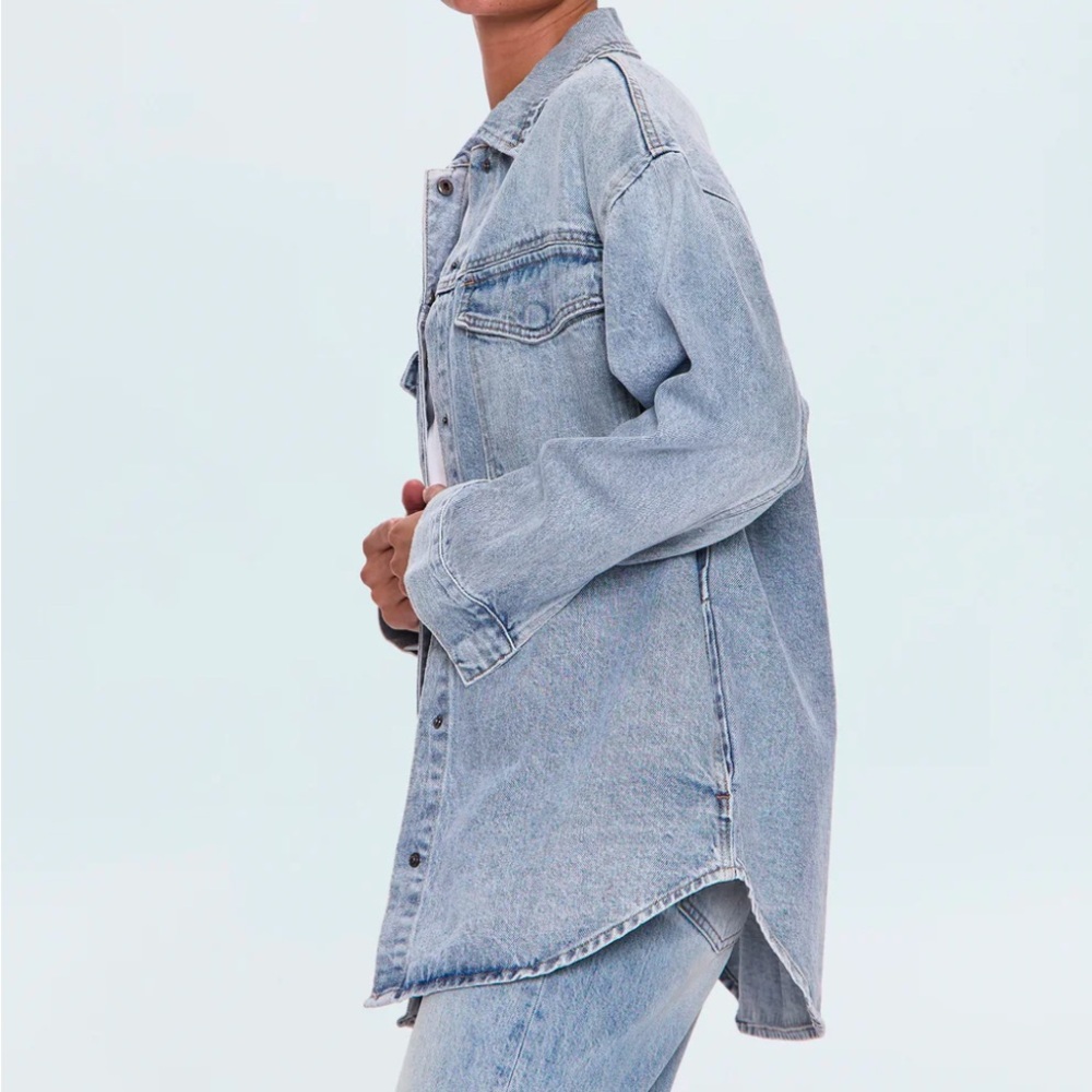 Pistola Mandy Oversized Denim Shacket Paloma - Picture 4 of 9